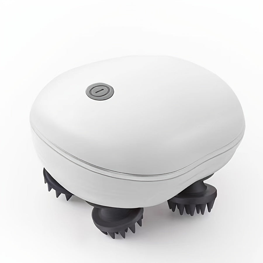 USB Rechargeable Electric Scalp Massager Full-Body Deep Relaxation 8 Tentacle 360°