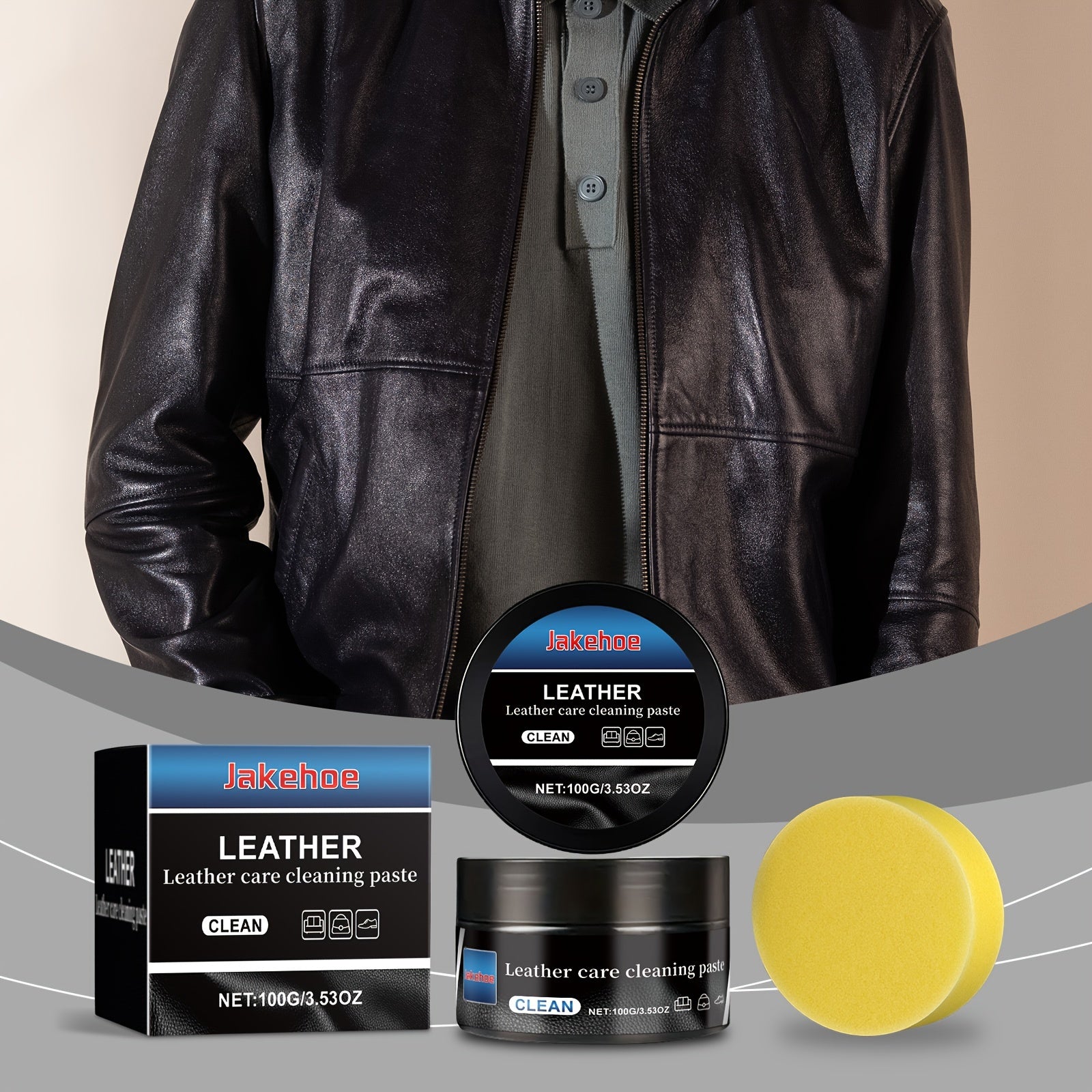 Leather Cleaner and Conditioner Gel for Bags and Sofas, Residue-Free, Under 1L