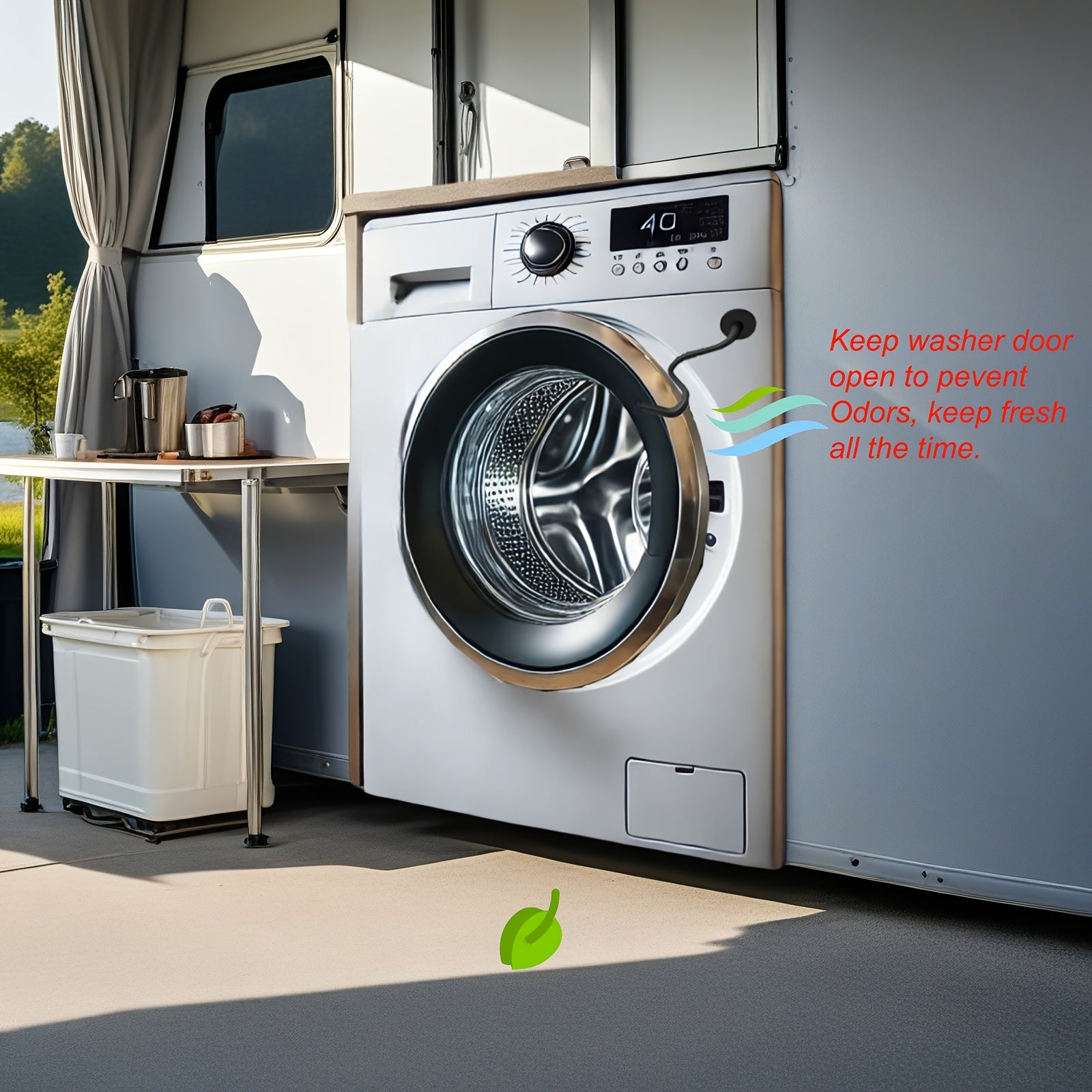 Front Door Washer Prop Magnetic Washer Door Stopper Flexible RV Washer Door Holder