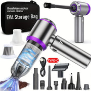 Aspiradora inalámbrica de mano portátil con alta succión y filtros