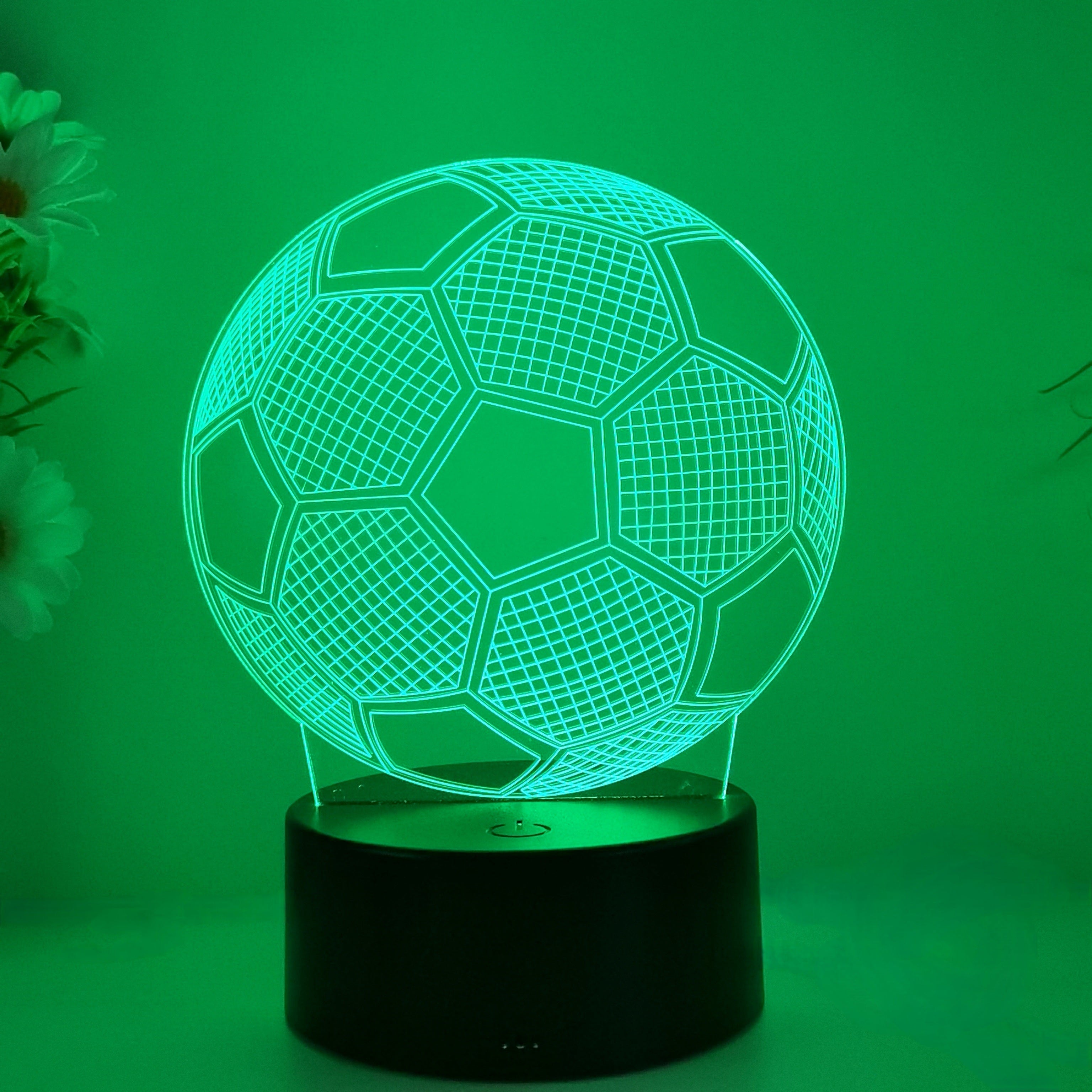 3D LED Night Light for Football Fans USB Touch Control Sports Gift