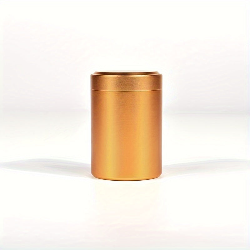 Stainless Steel Tea Canister with Sealed Storage, Travel Gift Box