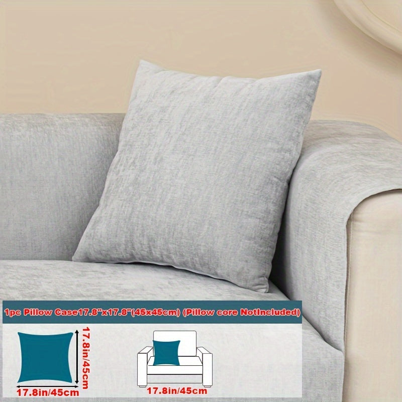 Chenille Sofa Cover for Armchairs and 4-Seater Sofas Pet-Friendly Non-Slip Machine Washable