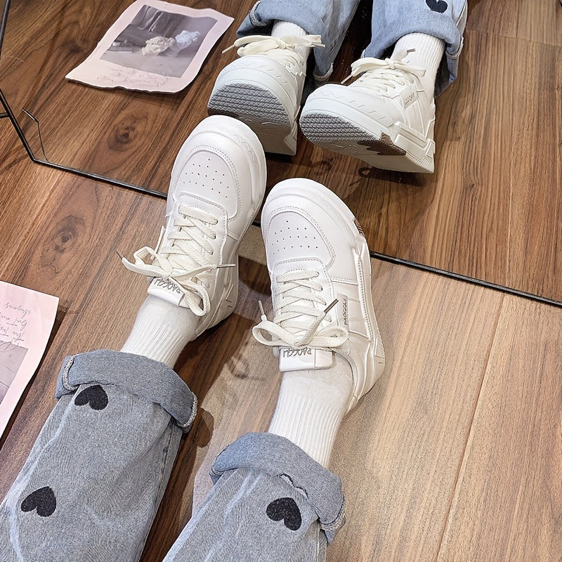Women's Casual Sneakers Low Top Breathable Fabric Non-Slip Rubber Sole
