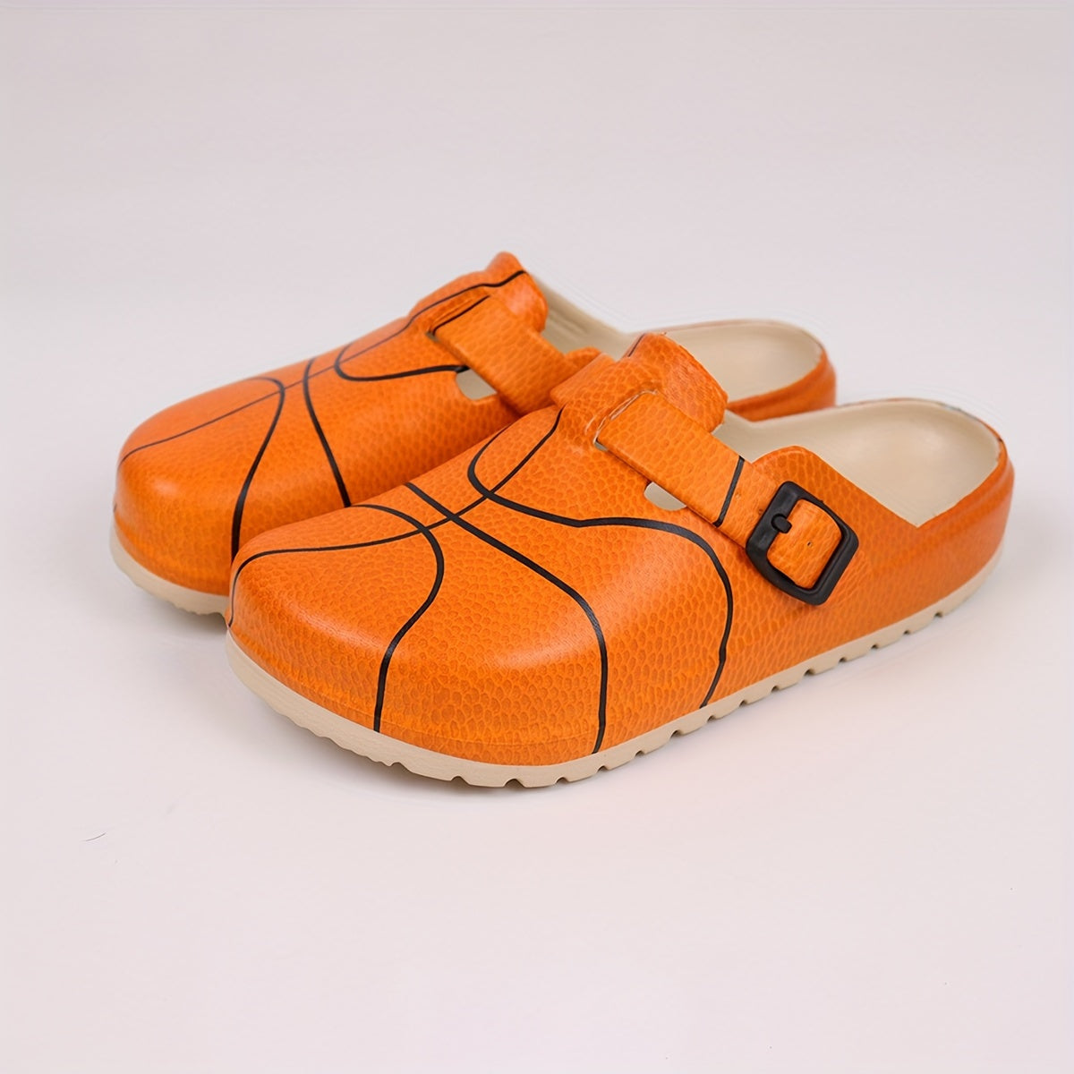 Women's EVA Animal Print Mules Clogs Flat Heel Non-Slip Easy Clean