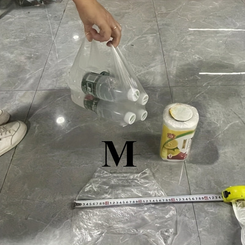 Katta, ko'rinadigan bir martalik sumkalar oziq-ovqat saqlash uchun - Supermarketlar va qulay do'konlar uchun ajoyib, oshxonangizni tartibga solish uchun mukammal.