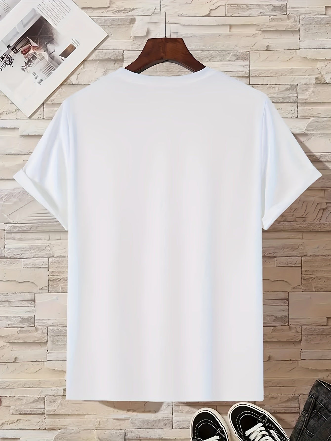 ITALIA Print Erkaklar uchun Yozgi Tashqi Sport T-shirt