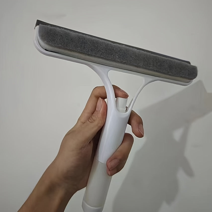 Handheld Window Cleaner with Scraper Spray Wiper for Glass Surfaces in Home Car