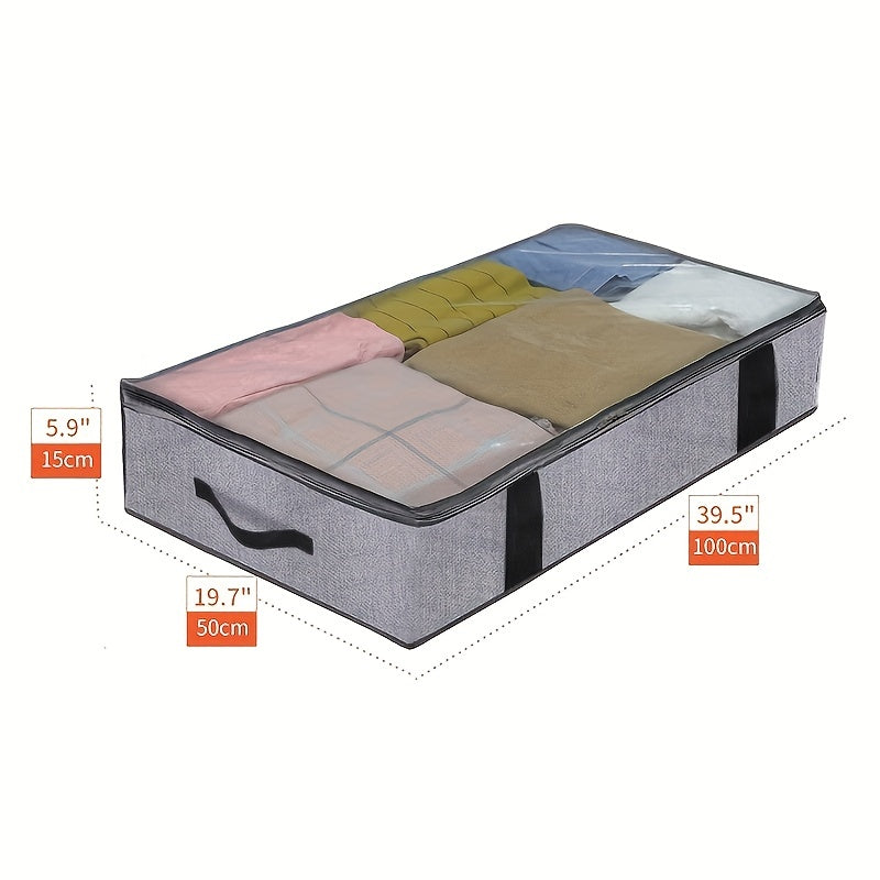 Collapsible Quilt Storage Bag Moisture-Proof Dust-Proof Organizer for Holiday Use