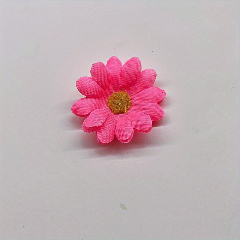 Artificial Daisy Flowers 100/200 Pieces 4cm Sunflower Heads for Decor
