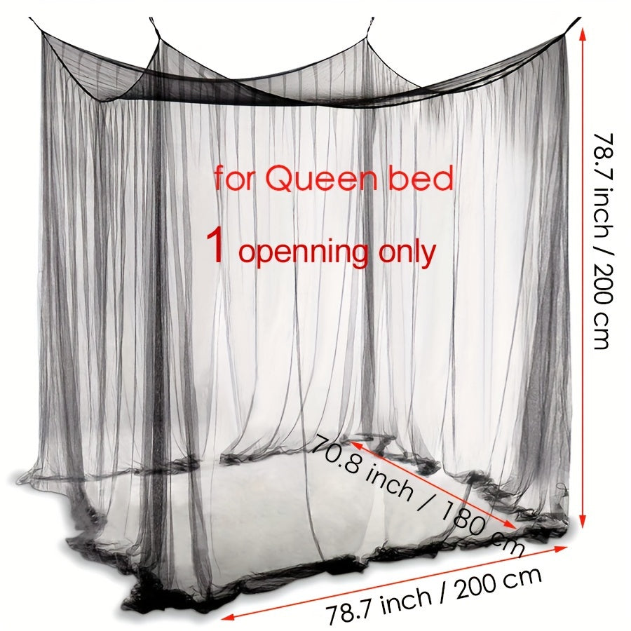 Туристическая кемпинговая сетка-тент 1 шт. с большим пространством и 15-ю зашифрованными квадратными ячейками москитной сетки. Подходит для гамаков, кемпинга, спальни и двора. Доступна в 4 размерах и легка в установке.