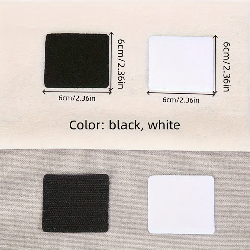 10 Pieces Non-Slip Washable Adhesive Pads for Bedding and Sofa Cover Fixation