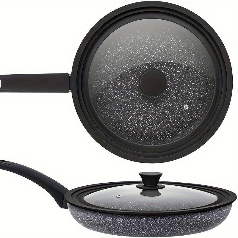 Silicone Glass Lid for Pots Pans and Steamers, Heat-Resistant, Versatile