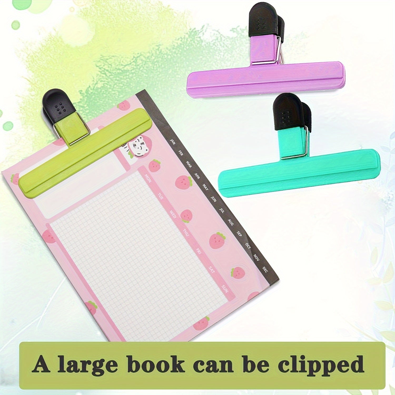 Food Bag Chip Clips Pack of 3-24 Heavy Duty Airtight Moisture Proof Storage