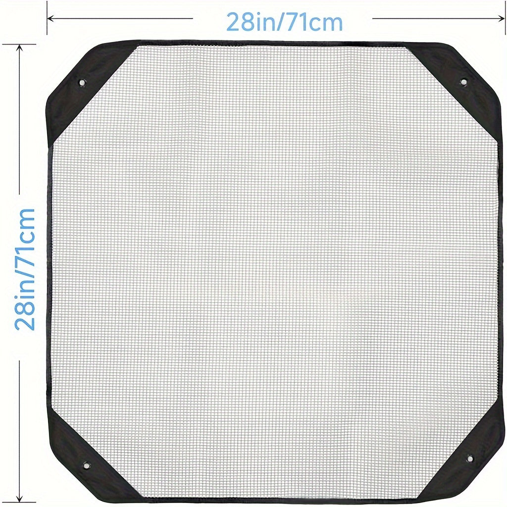 Funda para aire acondicionado gris claro con protector de malla, múltiples tamaños, incluye 4 cuerdas elásticas