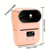 Portable Thermal Label Printer Wireless USB Rechargeable for Address Product and DIY Stickers