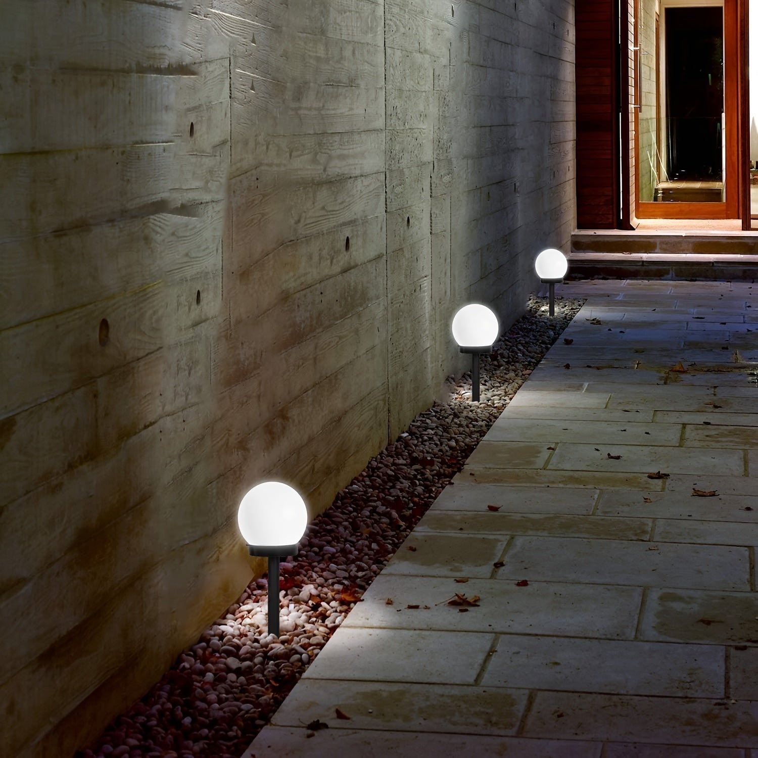 Solar-Powered LED Garden Lights for Pathways Yards Decks and Lawns