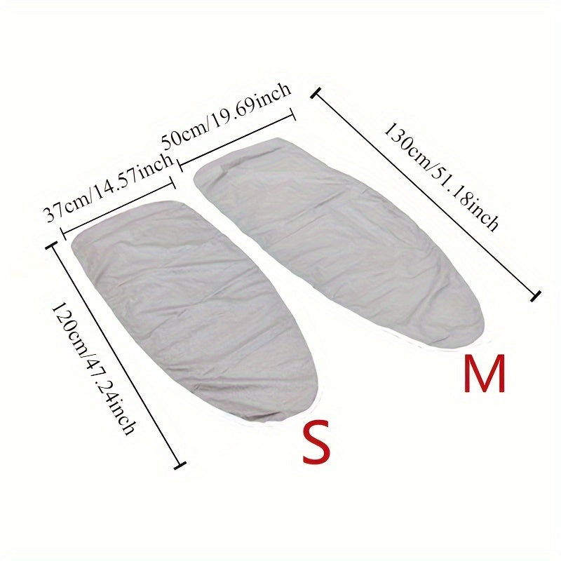 Silver-Coated Ironing Board Cover with Heat-Reflective Pad in 2 Sizes