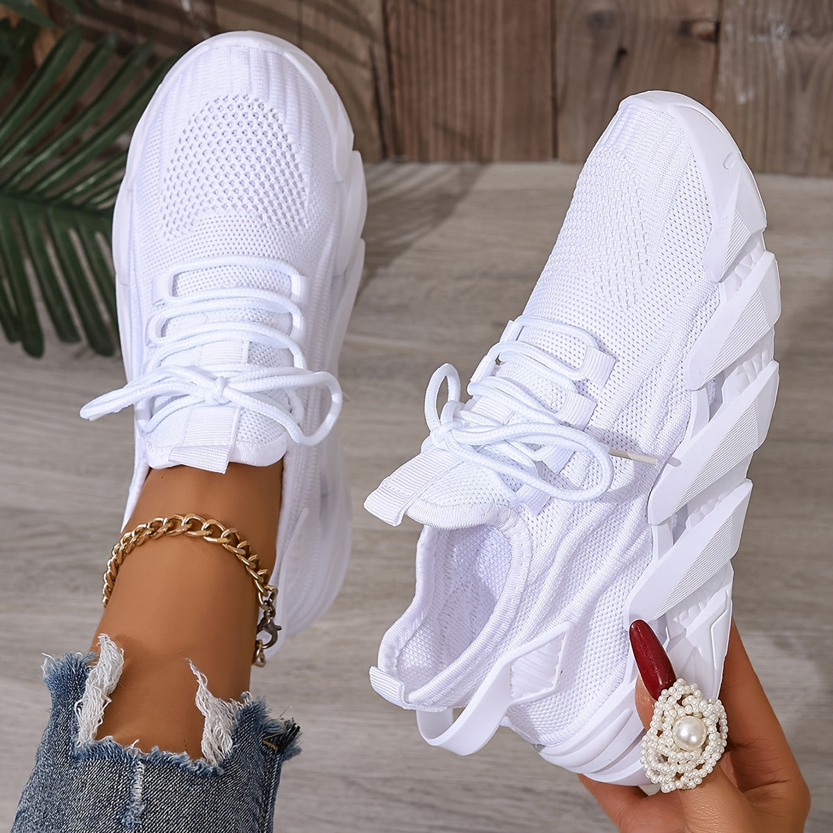 Zapatillas de malla para mujer, casuales, ligeras, de caña baja, para caminar, con plantilla de amortiguación