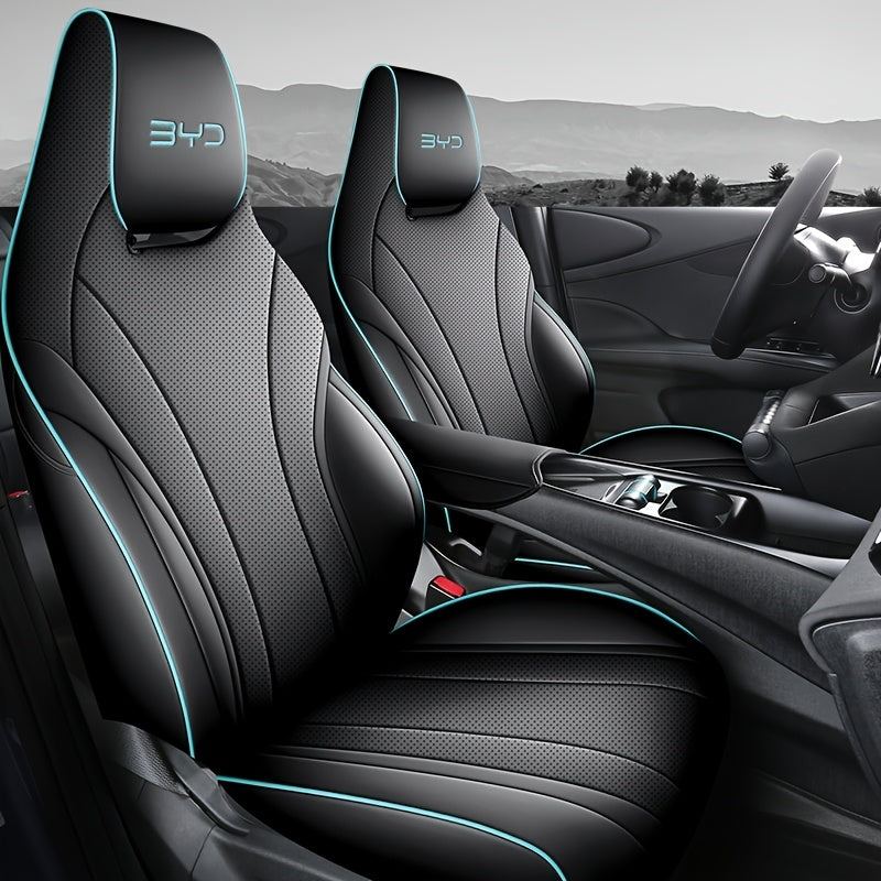 Universal Car Seat Covers Set for 5-Seater Vehicles with Foam Padding