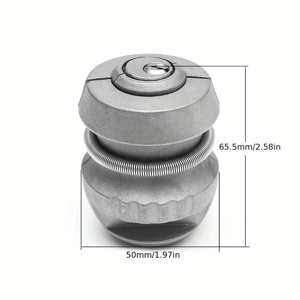 Universal Zinc Alloy Trailer Hitch Lock Ball Coupling Heavy-Duty RV Tow
