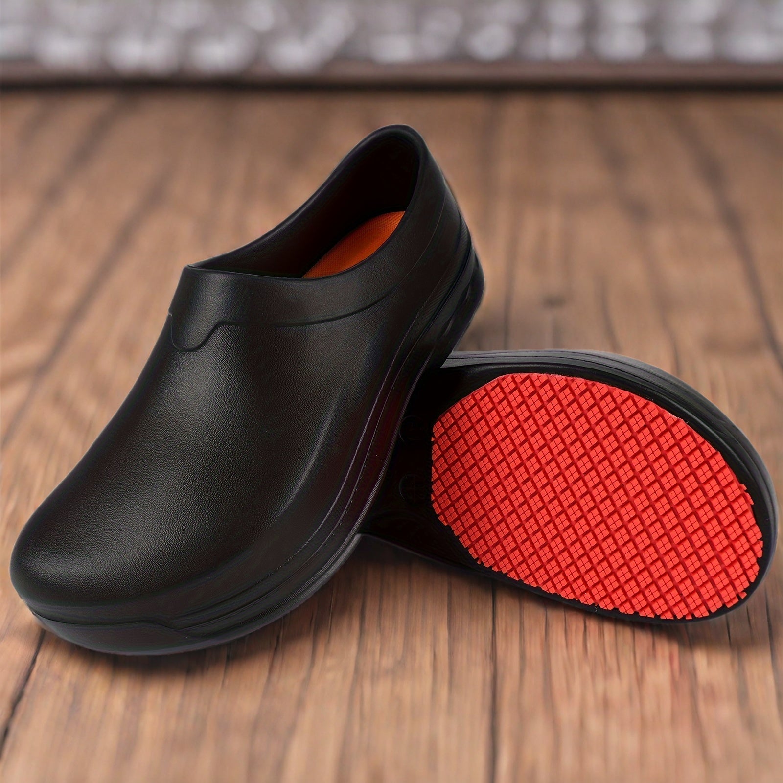 Women's EVA Work Shoes Lightweight Safety Gardening Chef Shoes