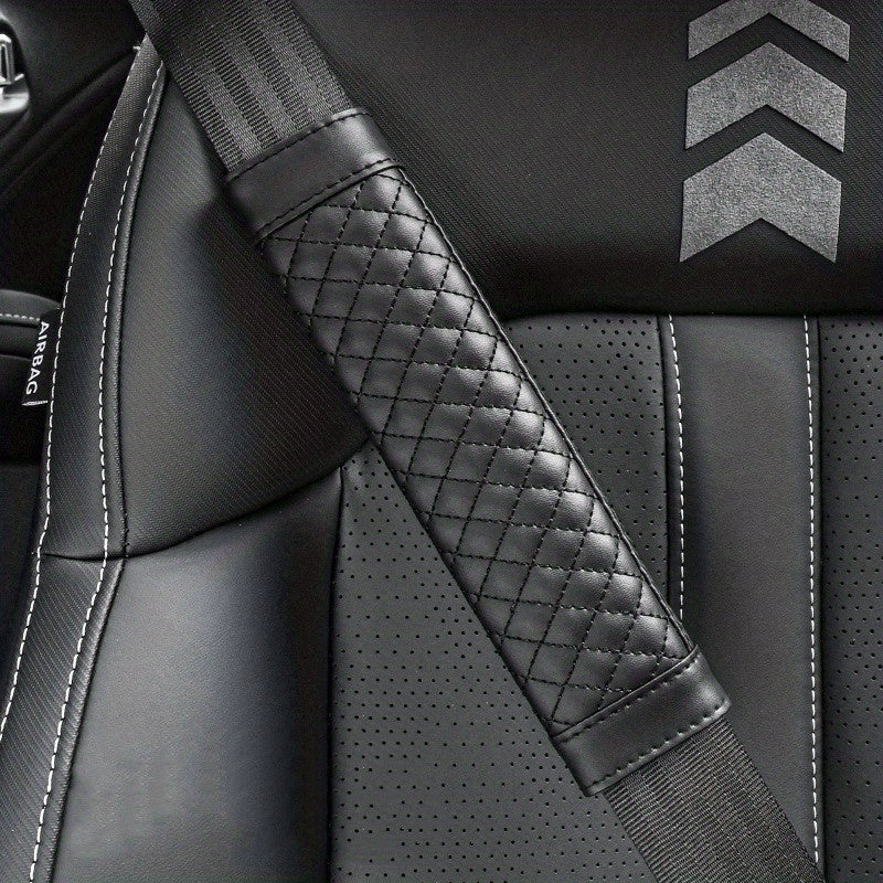 2 dona Avtomobil xavfsizlik kamarining yostiq qoplami, bolalar uchun yumshoq qoplamalar, sozlagichlar