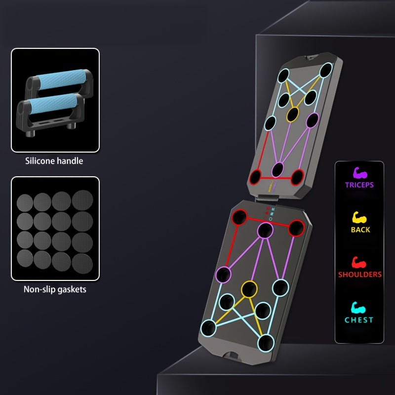 Lingpeng Push-up taxtasi: Ko'krak mushaklarini tarbiyalash va kuch tayyorgarligi uchun ko'p funksiyali uy va sport zali mashg'ulotlari uskunasi. Push-up yordamchisi kiritilgan.