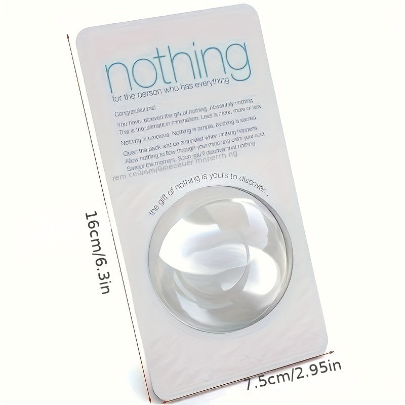 Novelty Gift for Someone Who Has Everything Unique Gift of Nothing for Holiday Birthday or Party