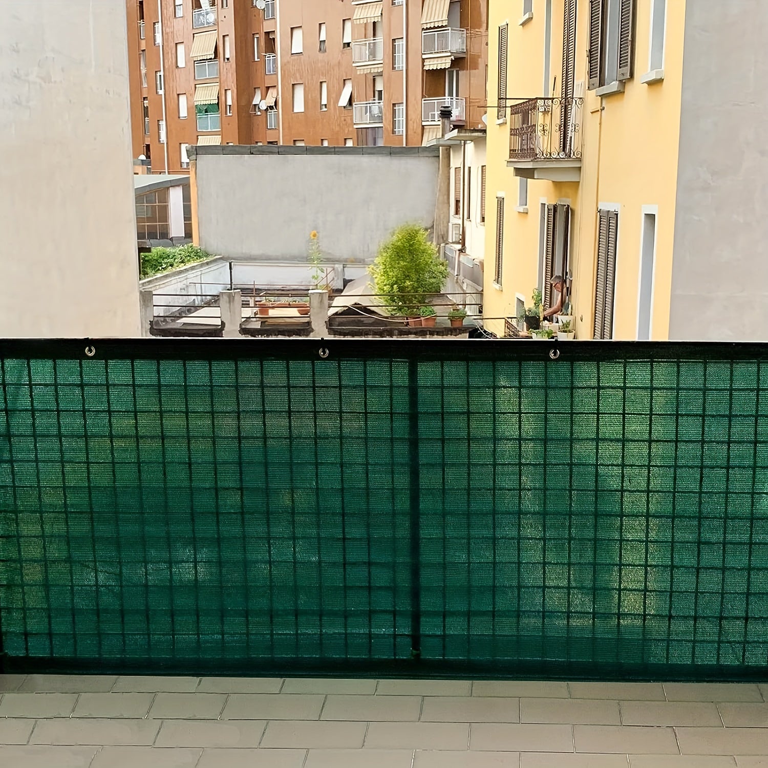 Privacy Fence Screen Mesh for Garden Balcony Yard UV Block Shade Cover 81-90%