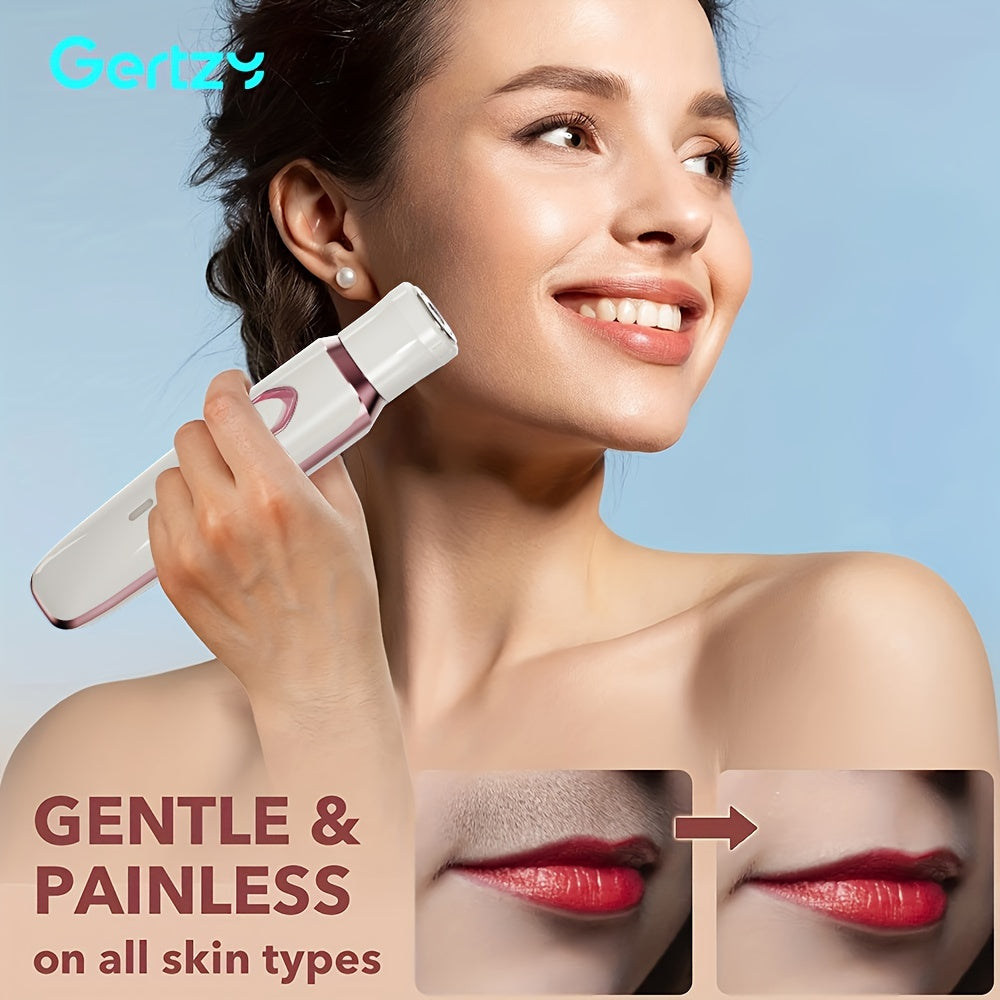 4-in-1 qayta zaryadlanadigan elektr qirrash mashinasi ayollar uchun, yuz, burun, oyoqlar, qo'ltiq osti va bikini zonasiga mos keladi. Nam yoki quruq holda ishlatilishi mumkin, og'riqsiz parvarish to'plami, portativ va qayta zaryadlanadigan.