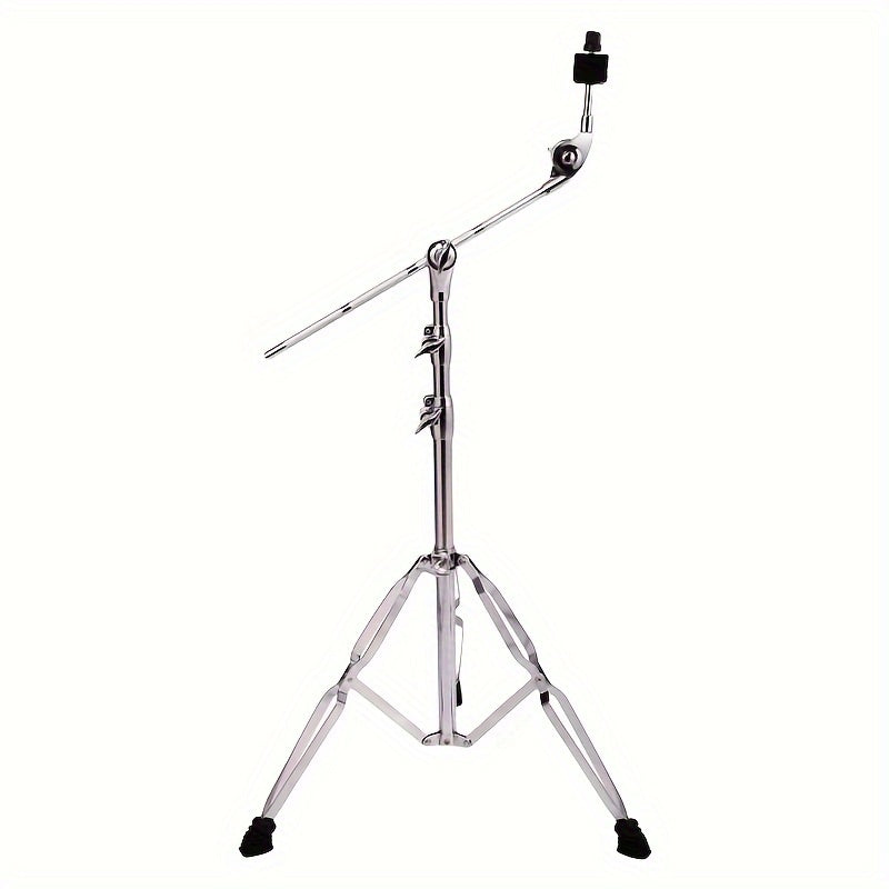 Qorong‘u misli baraban uchun jazz cymbals rack, ikki tomonlama to‘g‘ri yoki egri alloy baraban cymbals tutgichi