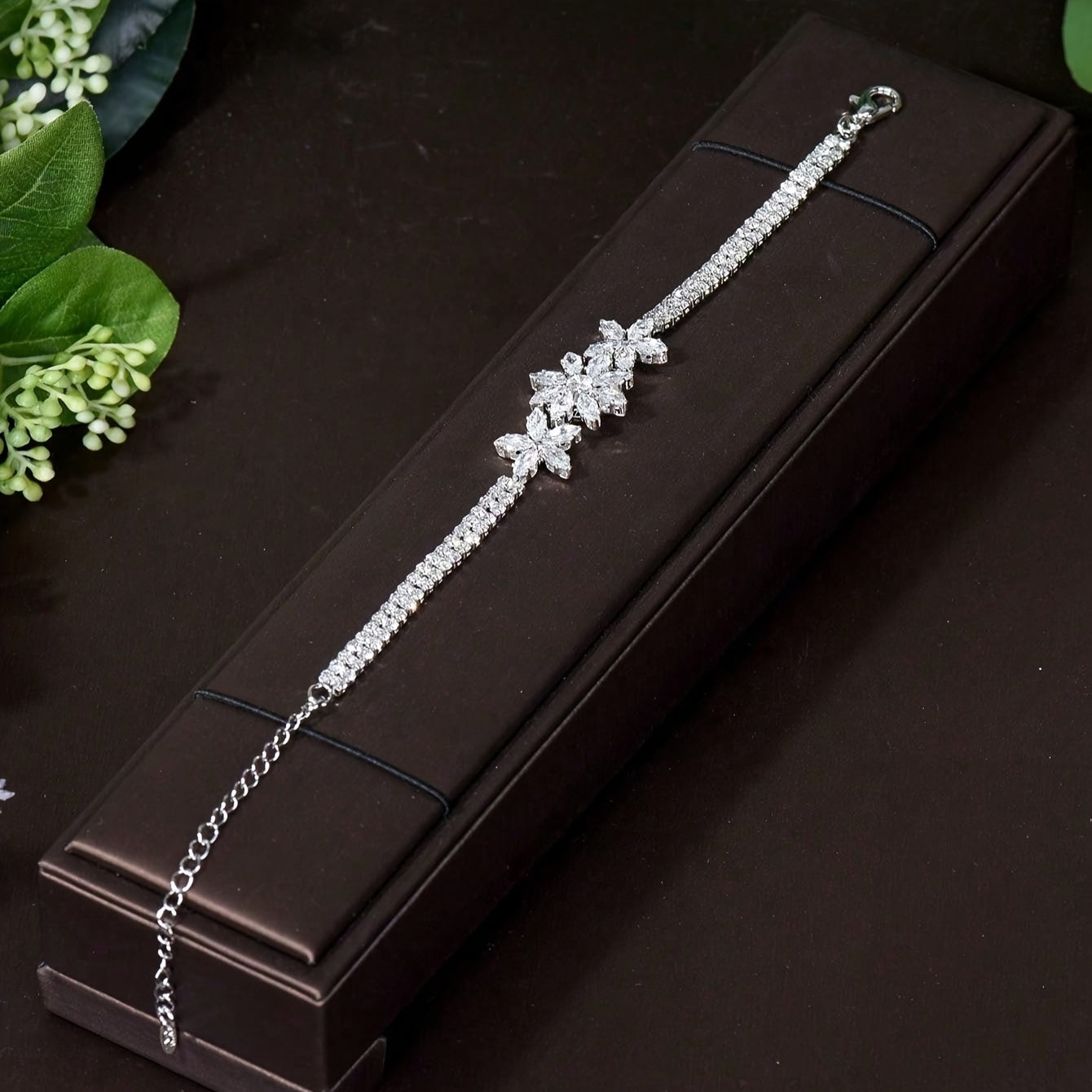 Women Middle Eastern Jewelry Set with Cubic Zirconia Necklace Earrings Ring Bracelet