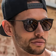 Casual Full Rim Glasses with Anti-Reflective PC Lenses Stainless Steel Frame for Hiking and Daily Wear