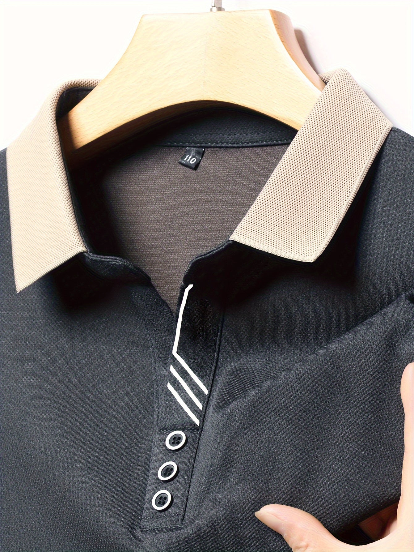 Мужская легкая дышащая рубашка с длинным рукавом для гольфа и делового casual