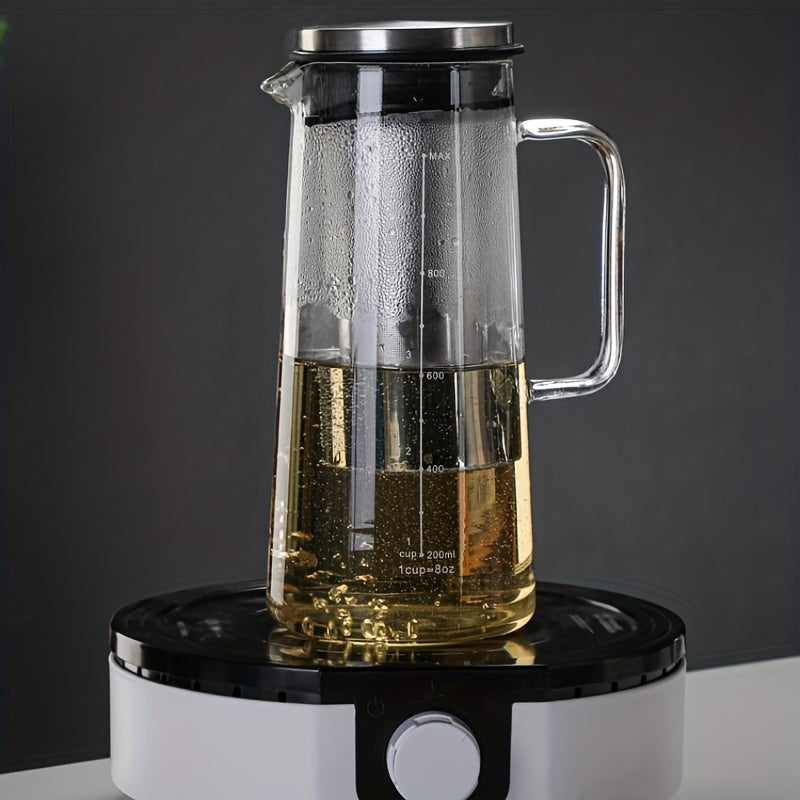 Tetera de vidrio para café Cold Brew con filtro, cafetera para café helado