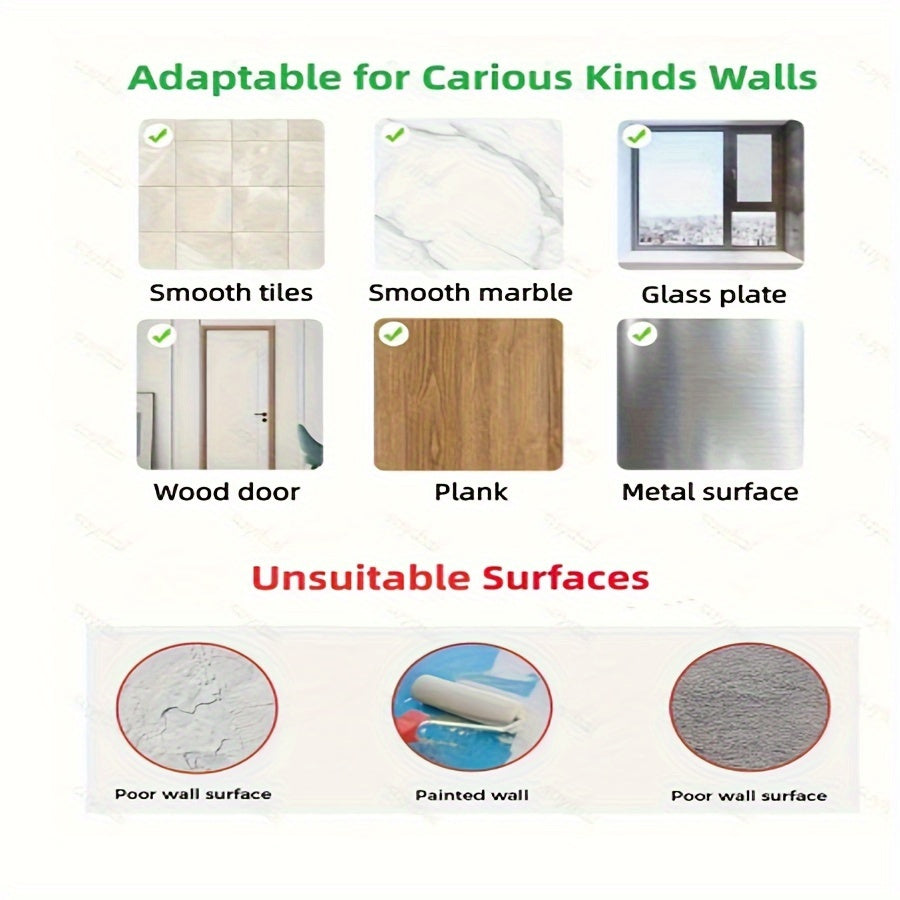 Devorga o'rnatiladigan vino stakanlari uchun stakan tokchasi, burg'ulash talab qilinmaydi, joyni tejaydi, oshxonalar, barlar, restoranlar va uy tartibi uchun mukammal, gobletlarni saqlash va quritish uchun zarur bo'lgan uy aksessuari.