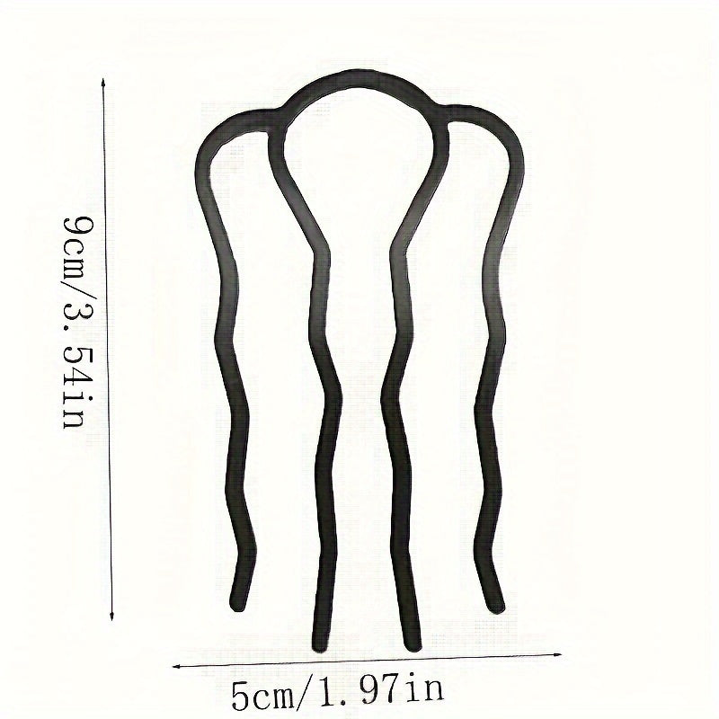 Women's Hair Clips Set with Hairpin and Braided Hair Accessory