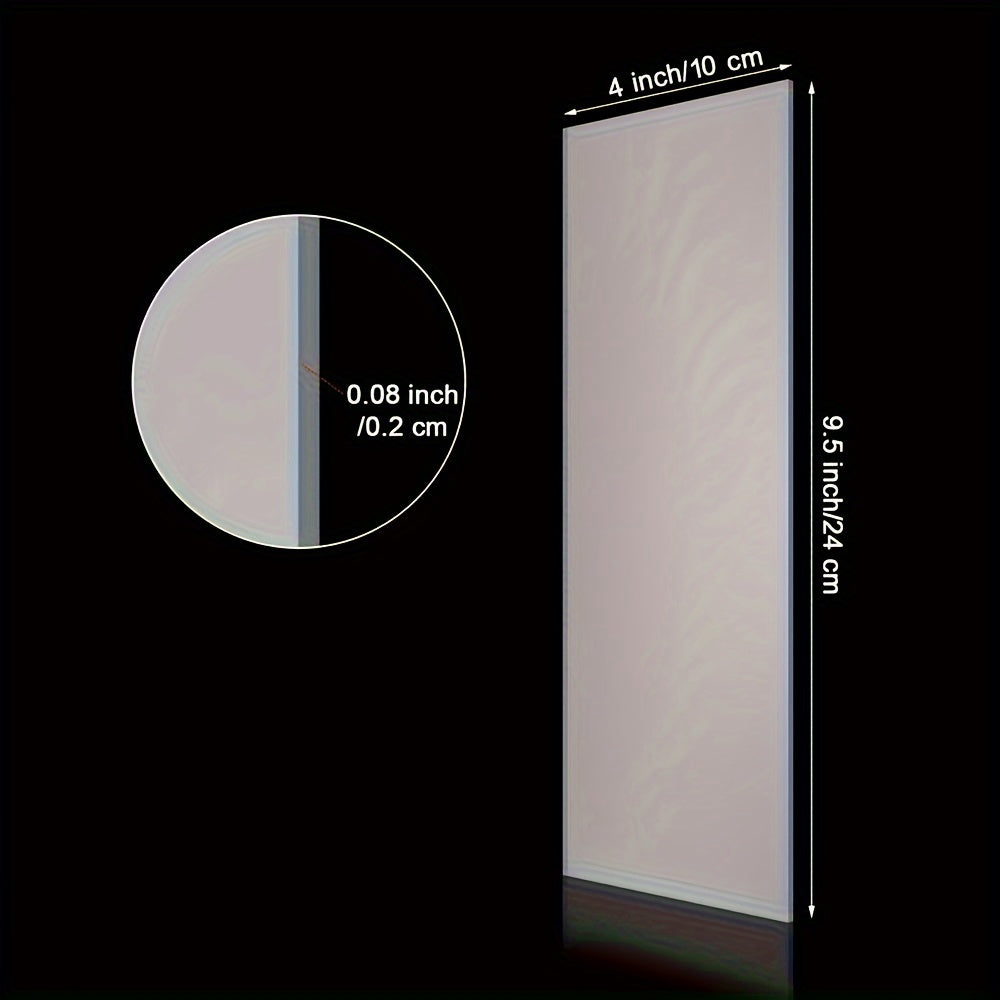 Transparent Acrylic Cake Scraper for Edges and Decorations Baking Tool