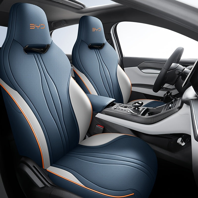 Luxury 5-Seater Car Seat Covers Full-Wrap All-Season Automotive Protector