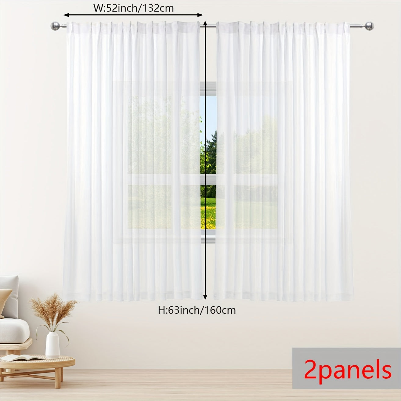 Белая пряжа занавеска - идеальное оконное оформление для балкона, спальни, офиса, кухни, гостиной, кабинета или домашнего декора