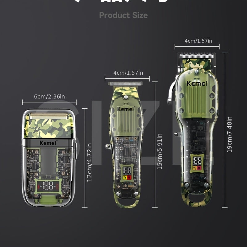 Set de recortadora de cabello inalámbrica