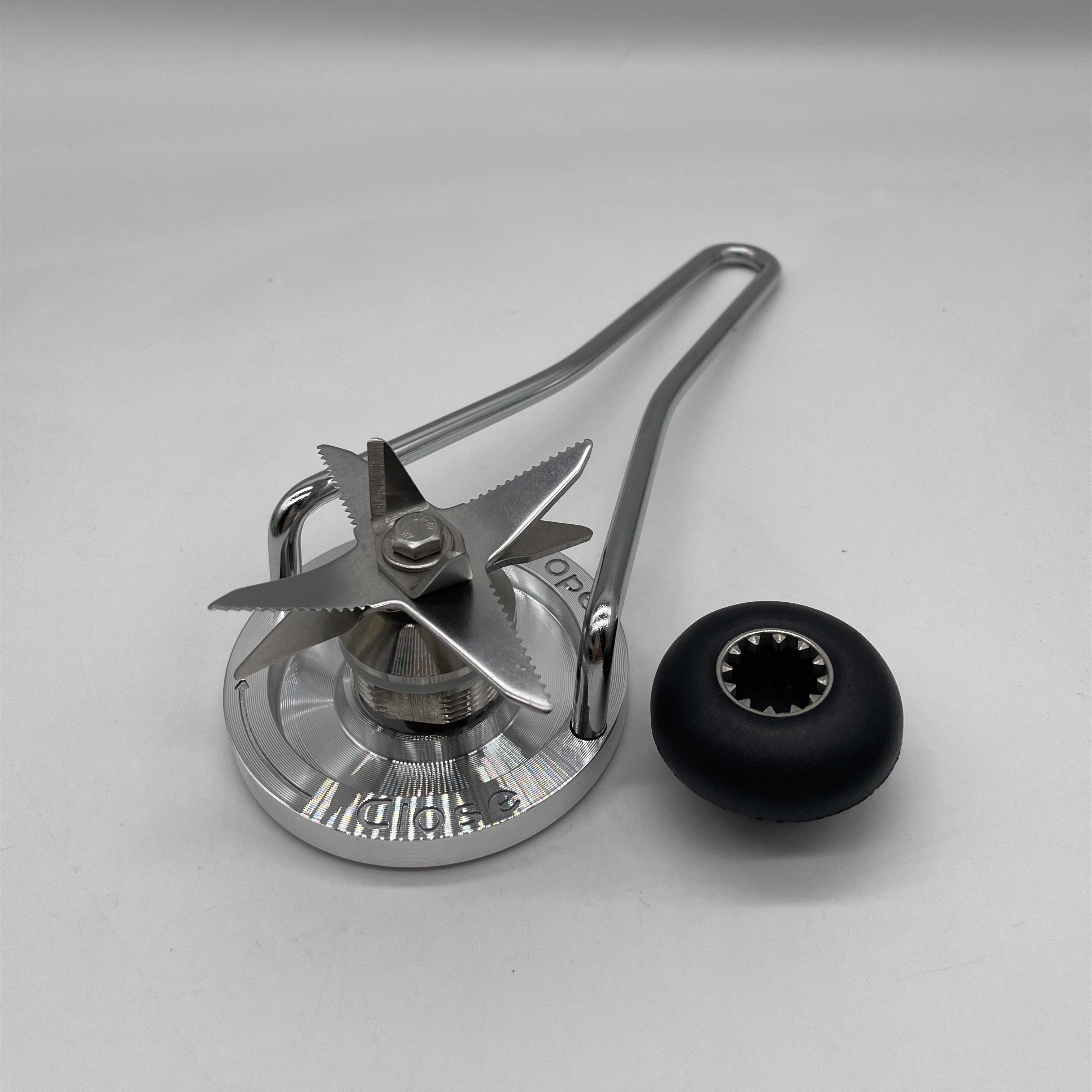 Square Hole Kitchen Knife Set with Sharp Blades for Cooking and Food Preparation