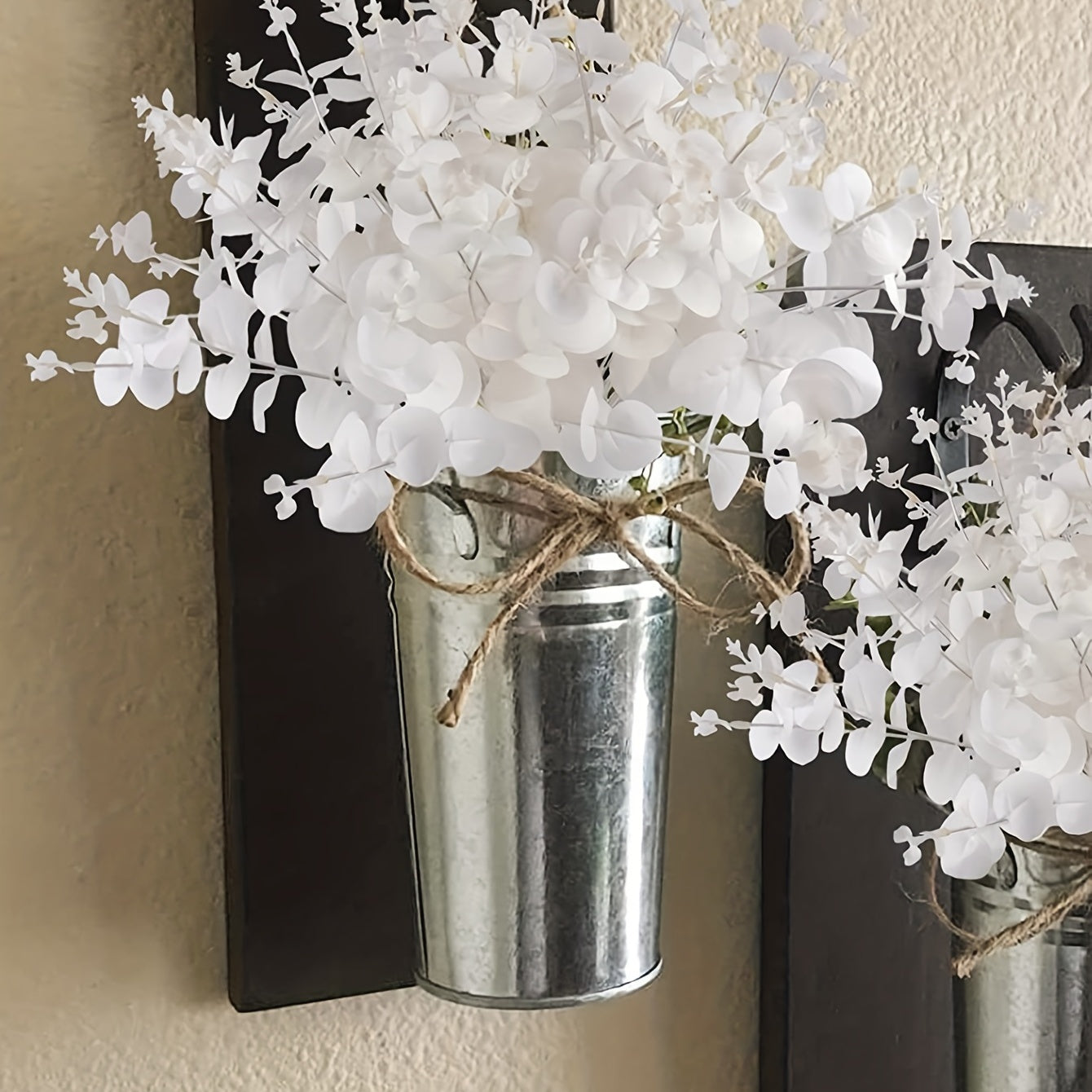 Uy bezaklari uchun sun'iy Eukaliptus sun'iy o'simlik, ichki va tashqi makon uchun hunarmandchilik