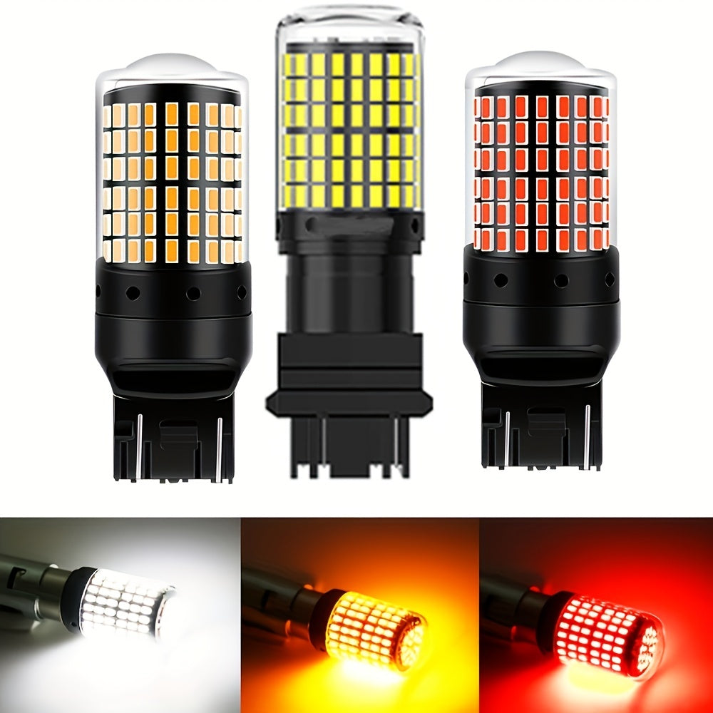 2 Pack Car LED Bulb T20 7440 W21W 7443 3156 Brake Reversing Signal