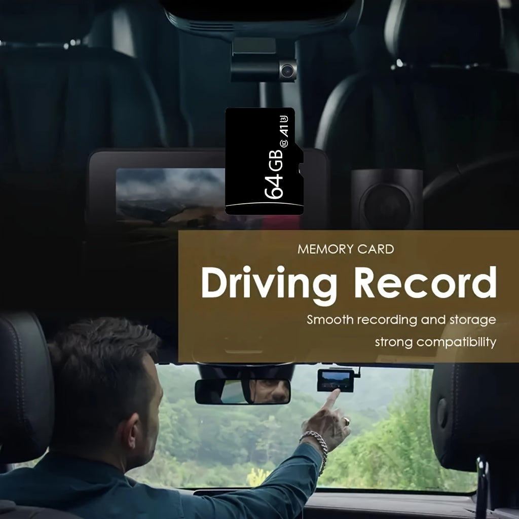 32GB 64GB Micro SD Card U3 A1 Class 10 Memory Card for Phones Cars Computers