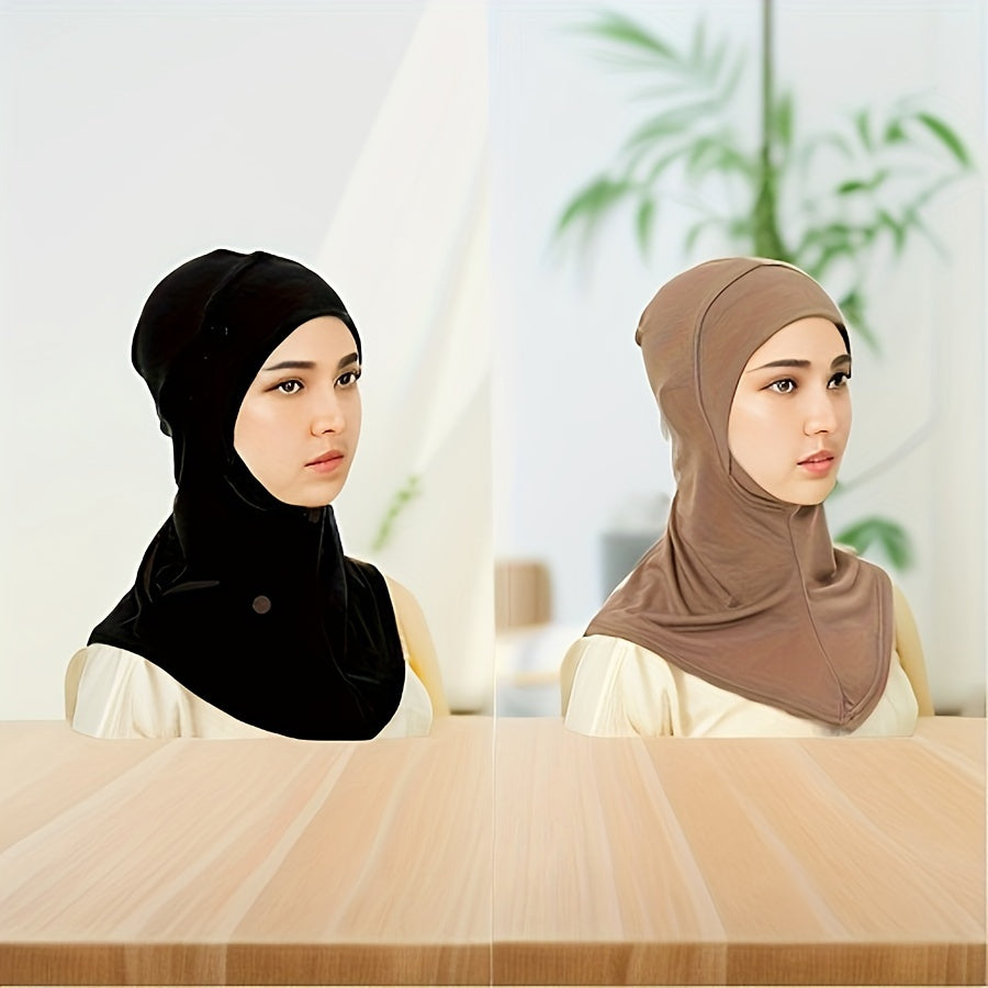 Nafas oladigan elastik turban shlyapa hijab Ramazon va Eid sovgʻasi uchun