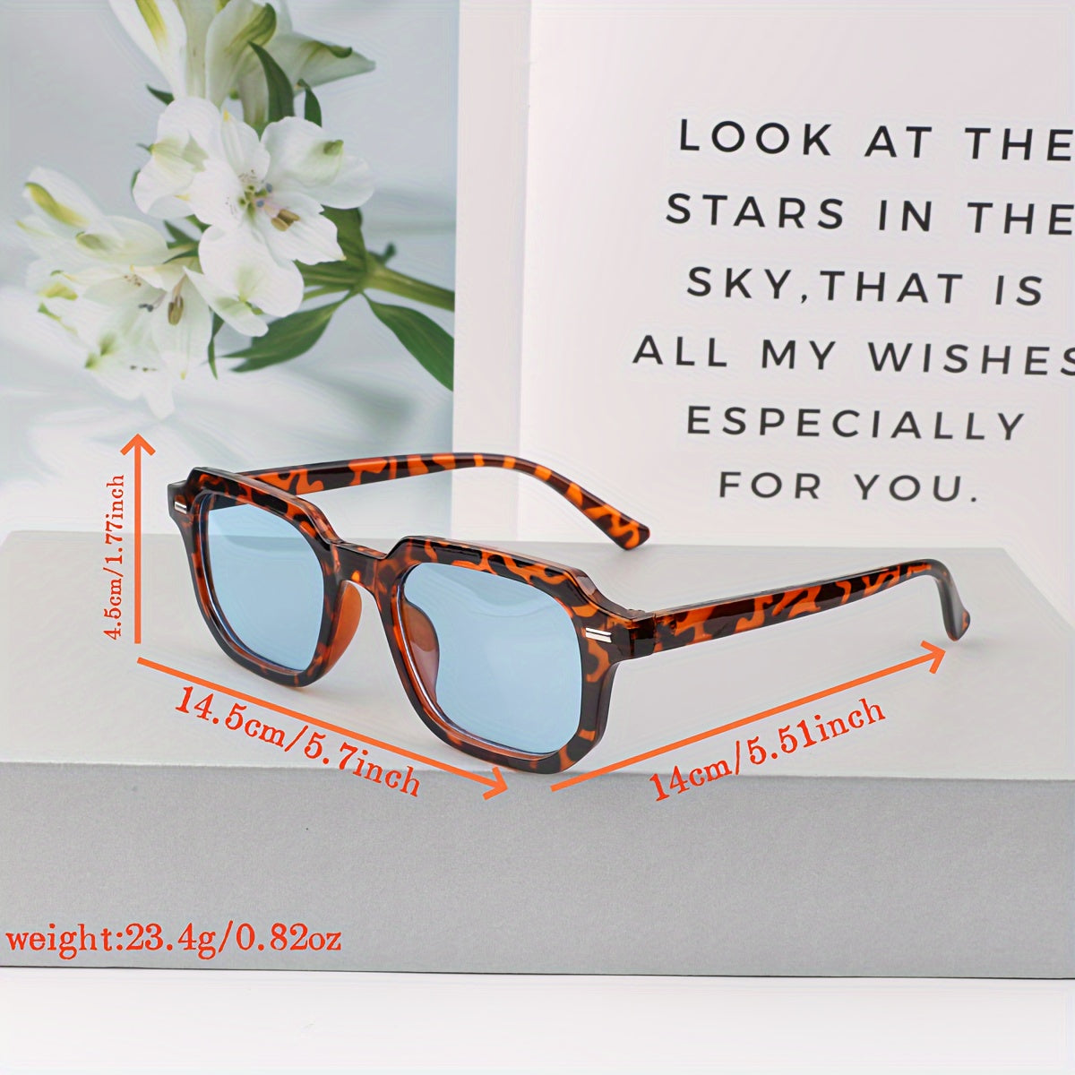 Gafas de sol para mujer estilo rectangular, accesorios casuales para playa y viajes