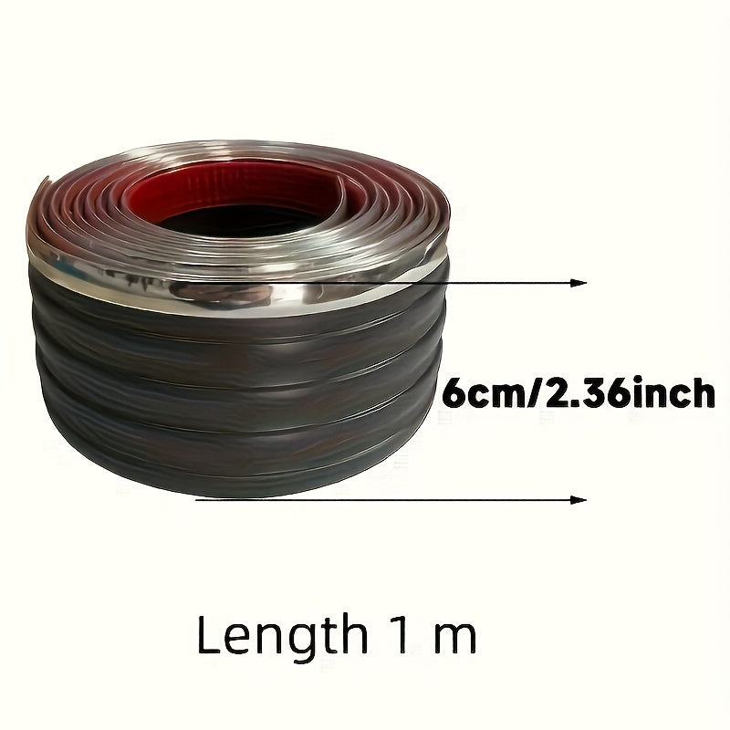 Universal Car Door Sill Protector PVC Bumper Strap Scratch-Resistant Fender Liner