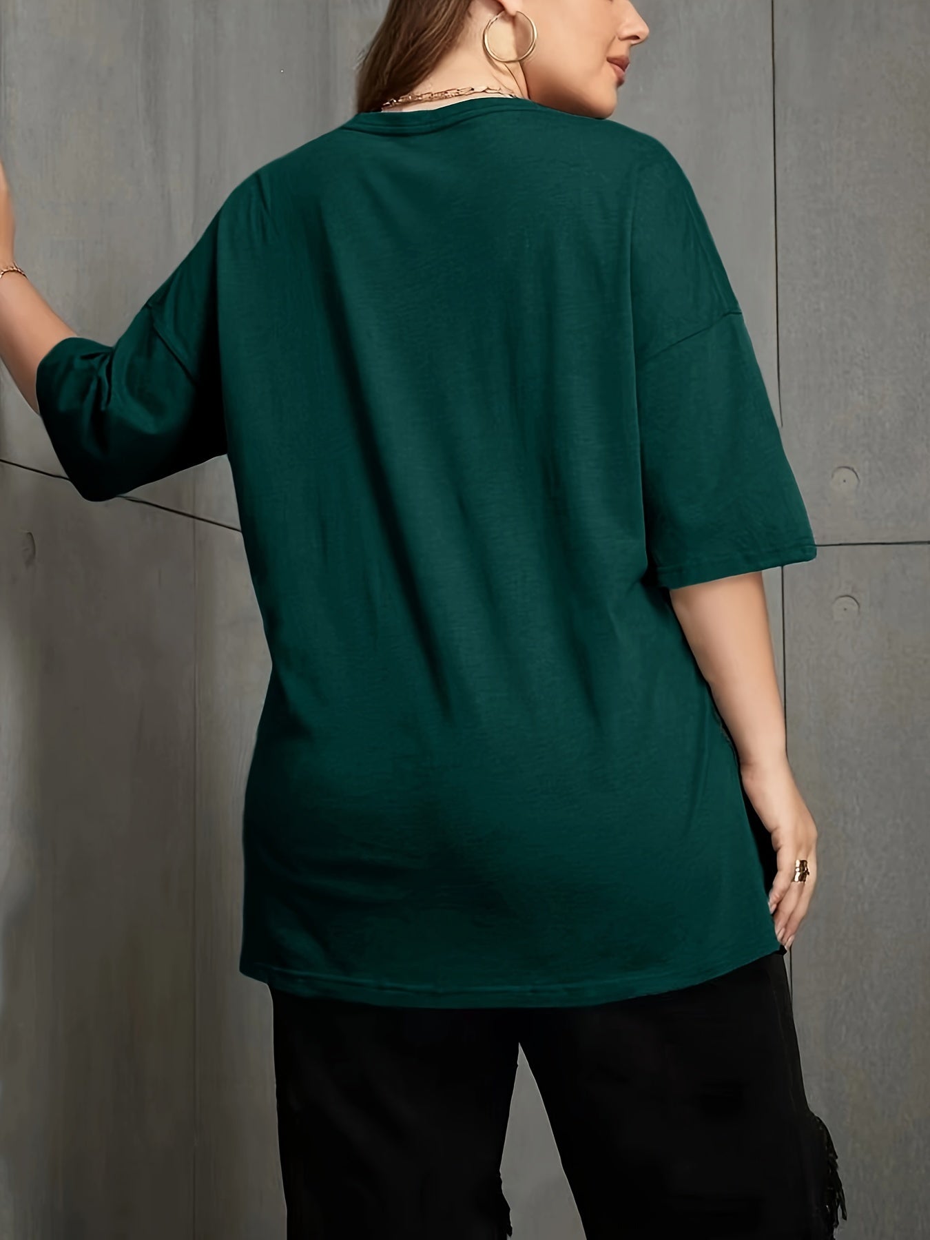 Women's Large Size Cotton Casual T-shirt